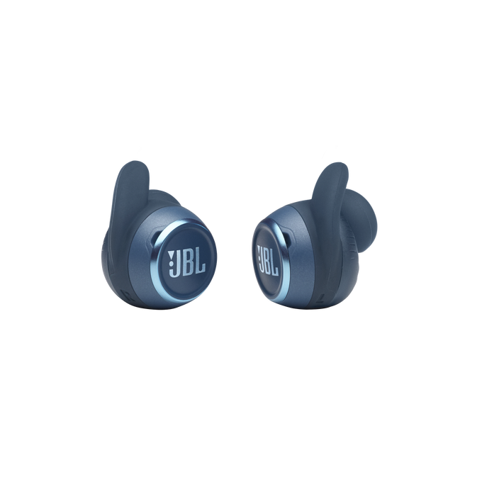 JBL Reflect Mini NC - Blue - Waterproof true wireless Noise Cancelling sport earbuds - Detailshot 1 image number null